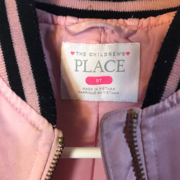 PLACE Jacket & Tshirt Set Pink black Mini squad - Picture 6 of 8